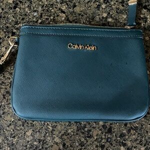 Calvin Klein Elegant Teal Wristlet